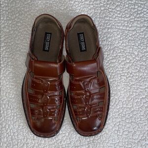 Stacy Adams Men's Tan Leather Sandals